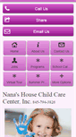 Mobile Screenshot of nanashousechildcare.org